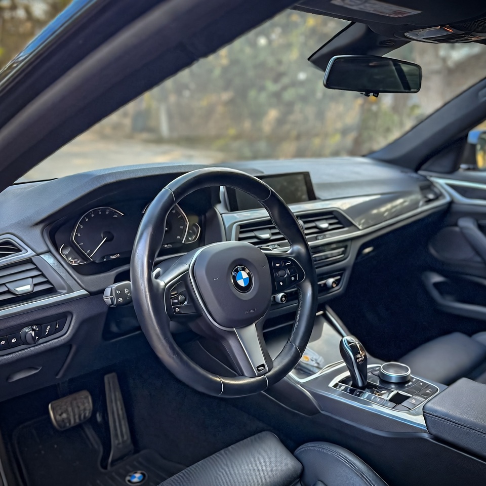 Intérieur BMW nettoyé - Résultat lavage intérieur Garage Intégral